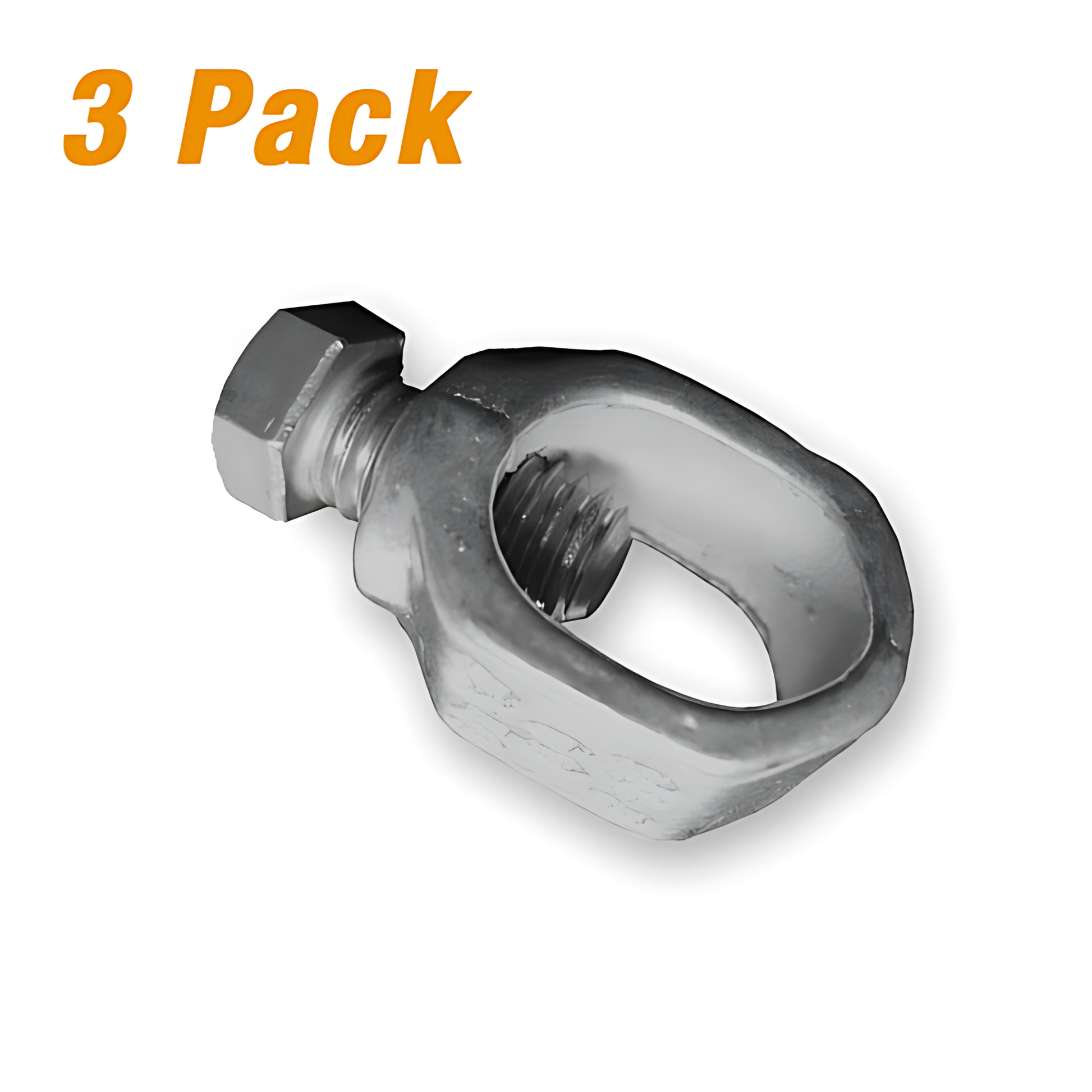 Galvanized Ground Rod Clamp (3/pack)