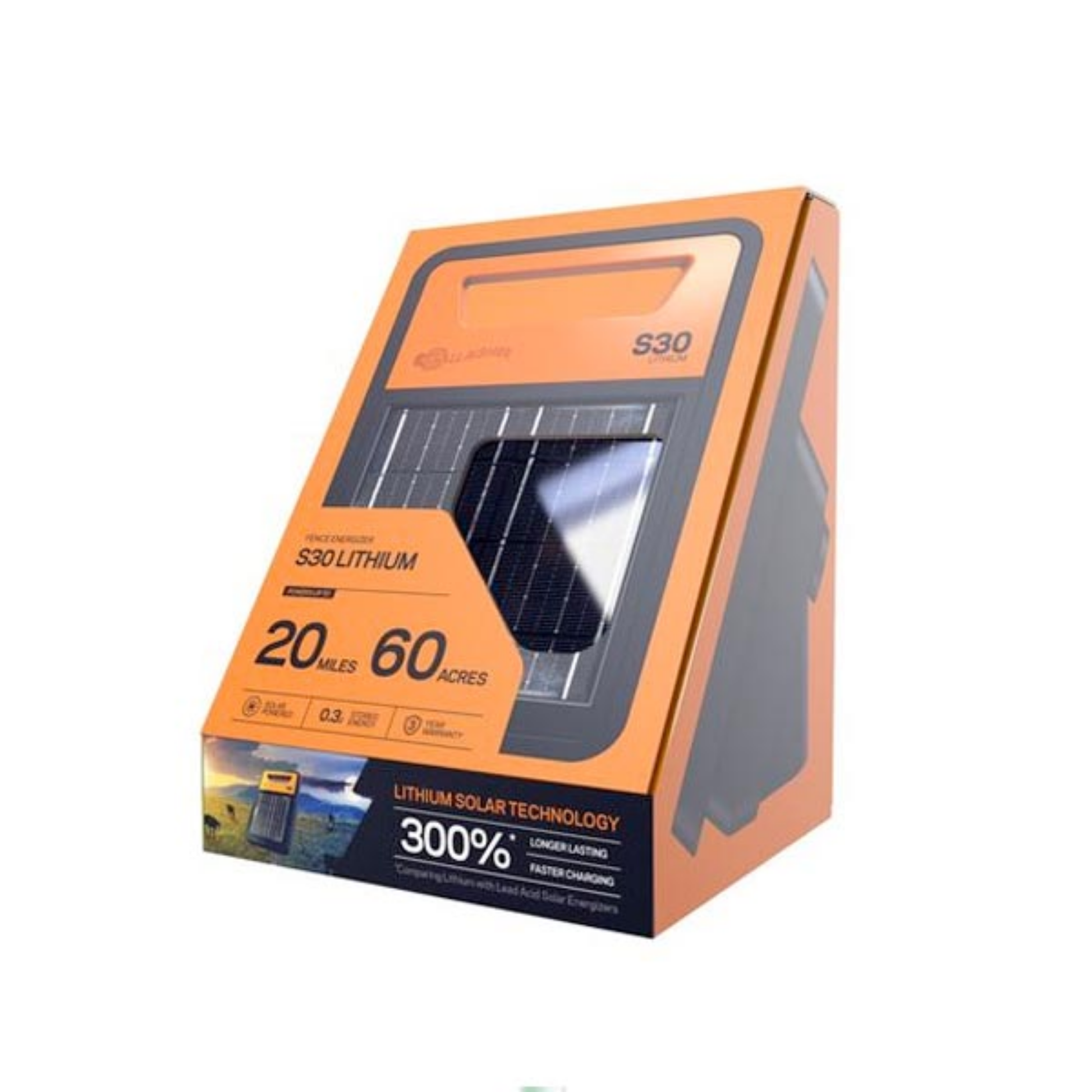 S30 Lithium Solar Fence Energizer