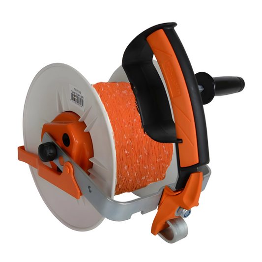 Prewound Geared Reel with 400m Orange Turbo Wire