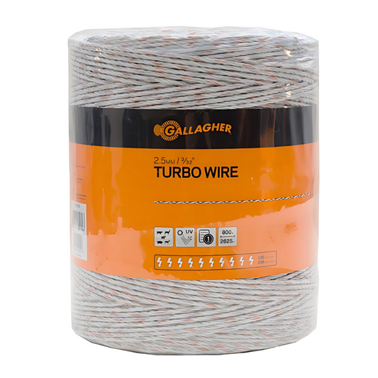 Turbo Wire White 2640'/800m