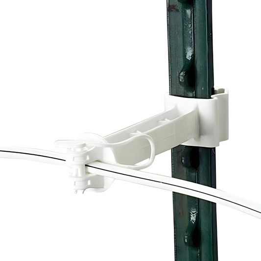 5" HD T-Post Offset Insulator (20/pack)