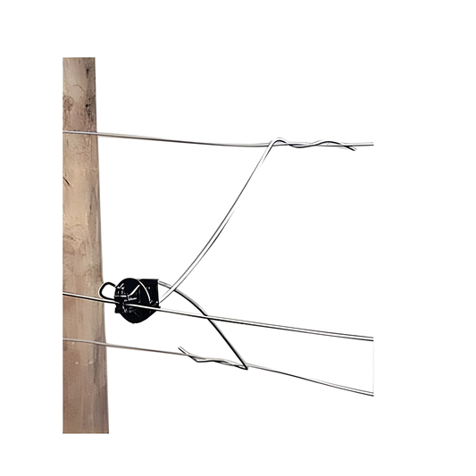 Weave-on Wire Mount Pinlock Wire Offset (black, 50/carton)