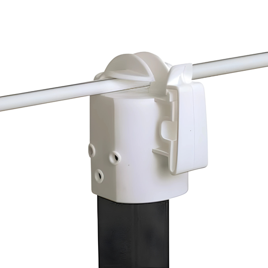 Steel Post Topper Insulator (white, 10/pack)